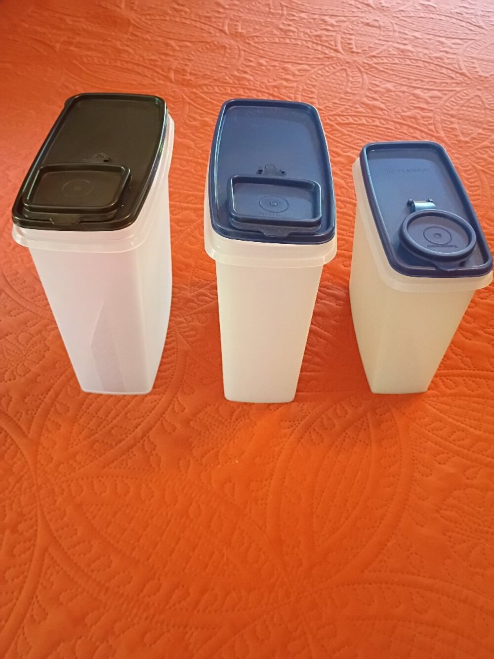 Tupperware Cereal Keepers